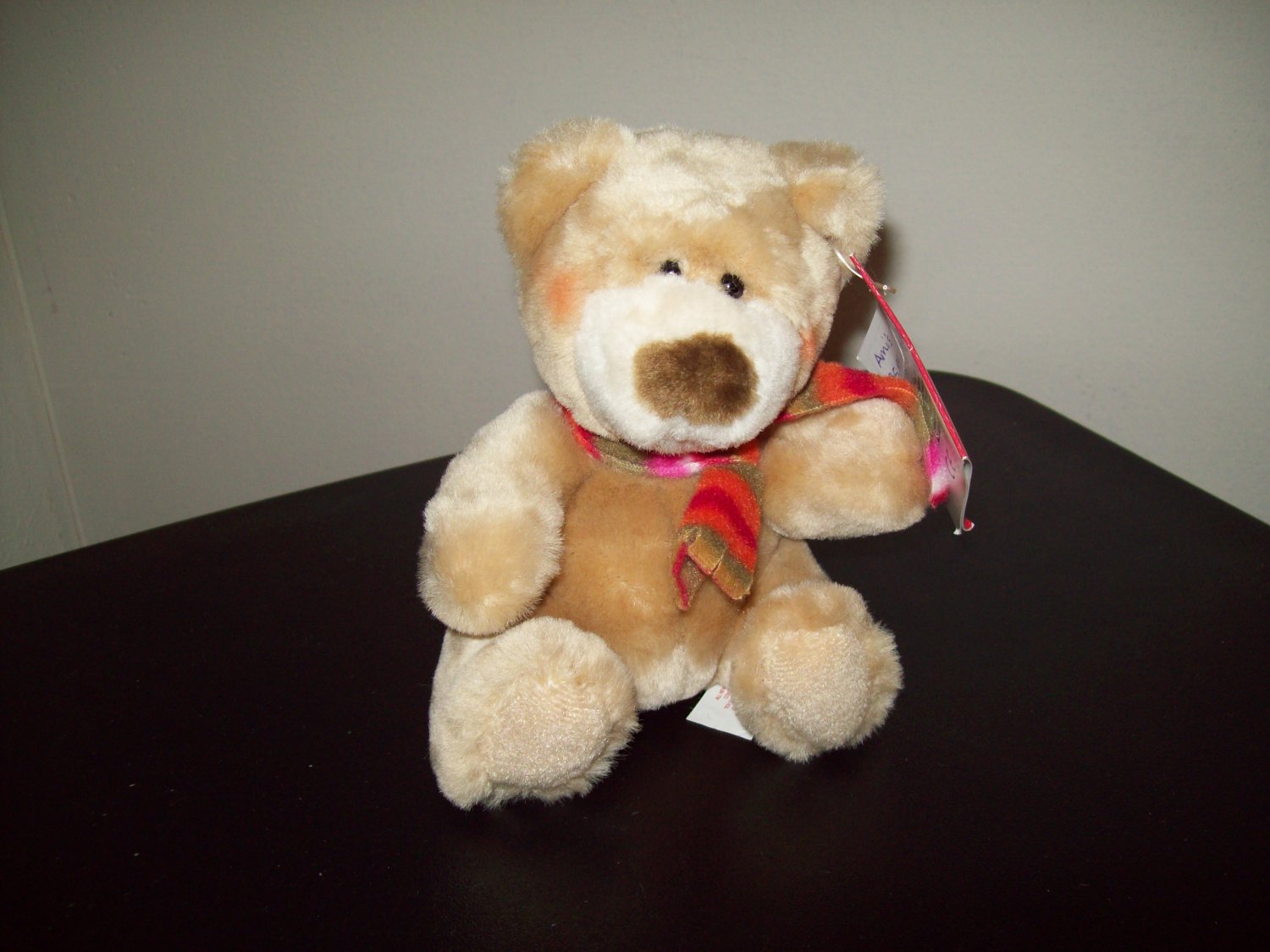 Russ Berrie Christmas - Plush Cubly Small Teddy Bear FREE USA SHIPPING!