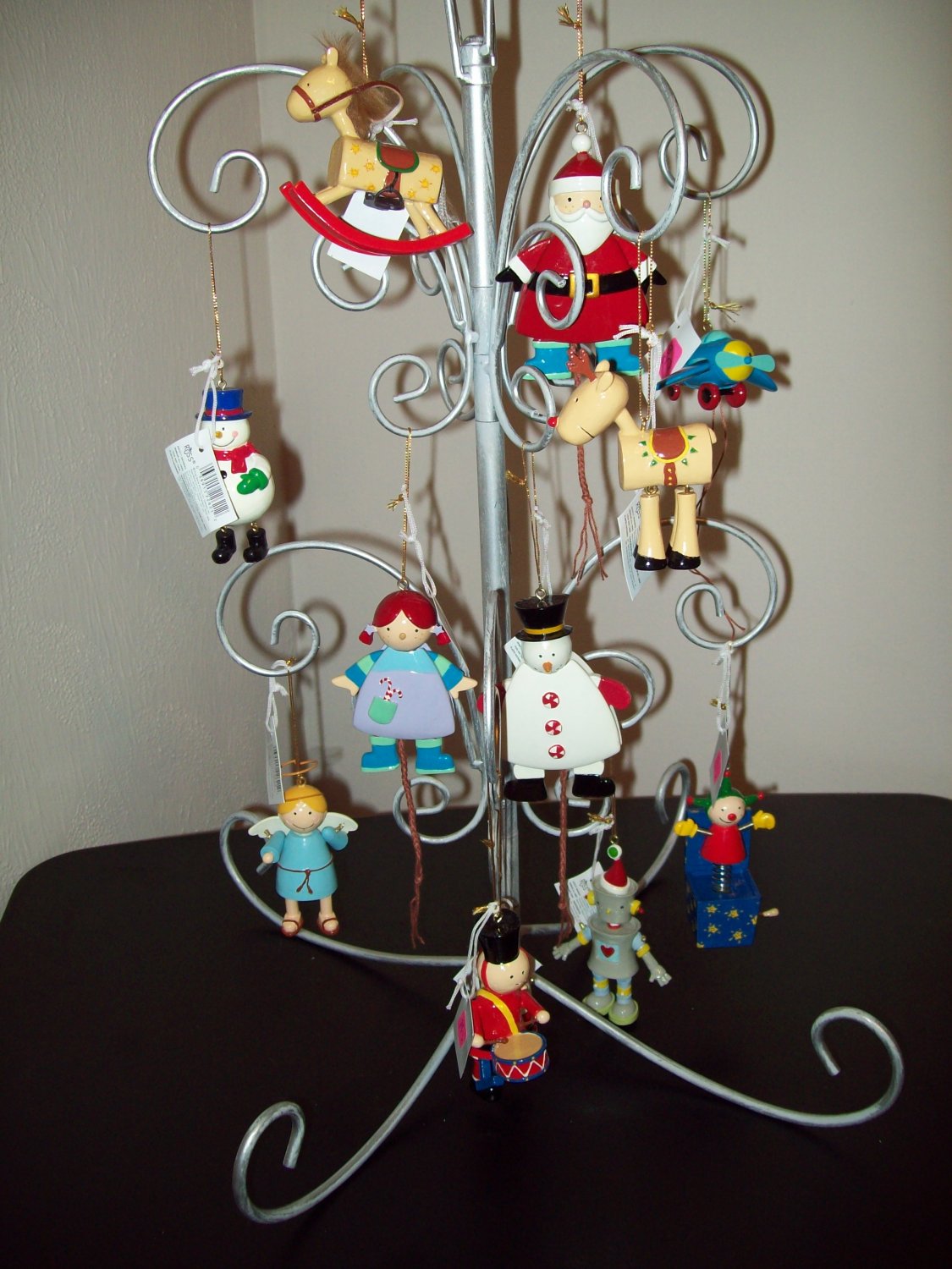 Russ Berrie Santa's Toyland Pull & Dangle Christmas Ornament - PURCHASE THE SET AND SAVE!!!