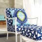 Santorini Print - marine