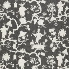 SCHUMACHER Shantung Silhouette Print - Smoke