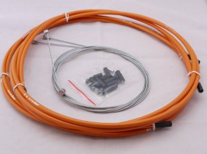 JAGWIRE HOUSING CABLE BRAKE DERAILLEUR KIT ORANGE