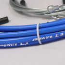 JAGWIRE L3 HOUSING HOSE CABLE BRAKE DERAILLEUR SHIFTER COMPLETE KIT BLUE