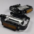 WELLGO M20 M-20 PEDALS 9/16" BLACK SILVER 256g PAIR BMX MTB ROAD BIKE Aluminum WELLGO M20 M-20 PEDALS 9/16" BLACK SILVER 256g PAIR BMX MTB ROAD BIKE Aluminum