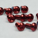 T25 DISC BRAKE ROTOR BOLTS M5x10mm SUIT FOR HAYES AVID SHIMANO 12PCS RED GOLD