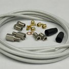 TEFLON KEVLAR HYDRAULIC HOSE KIT SUIT AVID ELIXIR 5 7 9 R CR SILVER BRAIDED 3 M TEFLON KEVLAR HYDRAULIC HOSE KIT SUIT AVID ELIXIR 5 7 9 R CR SILVER BRAIDED 3 M