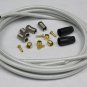 TEFLON KEVLAR HYDRAULIC DISC BRAKE HOSE KIT FOR SHIMANO XTR XT LX DEORE SILVER