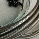 JAGWIRE BRAIDED SLICK-LUBE HOSE CABLE BRAKE DERAILLEUR COMPLETE KIT TITANIUM-SILVER COLOR