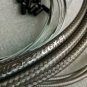 JAGWIRE BRAIDED SLICK-LUBE HOSE CABLE BRAKE DERAILLEUR COMPLETE KIT TITANIUM-SILVER COLOR