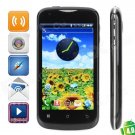 F326 Android 4.0 GSM Bar Phone w/ 4.0" Capacitive Screen, Quad-Band, Wi-Fi and Dual-SIM - Black