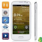 S4 Android 4.0 GSM Bar Phone w/ 4.5" Capacitive Screen, Quad-Band and Wi-Fi - White
