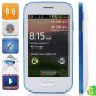 9500mini Android 4.1.1 GSM Bar Phone w/ 3.5" Capacitive Screen, Quad-Band and Wi-Fi - White + Blue