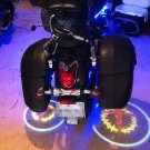 LED Ghost Rider Lights for Motorcycles,Custom Logo Available!