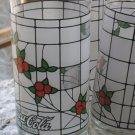 Vintage Christmas  Coke Coca-Cola  Glassware  3