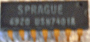 Sprague 7401 TTL - Vintage ! - 1969 Date Code - RARE !!