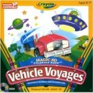 Crayola Vehicle Voyages 3D Coloring Book PC-CD Graphics Ages 3-7 Win XP