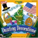 Crayola Dazzling Decorations PC-CD Graphics Ages 5-10 Win XP