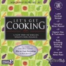 Lets Get Cooking CD Menus Recipes Instruction Win XP