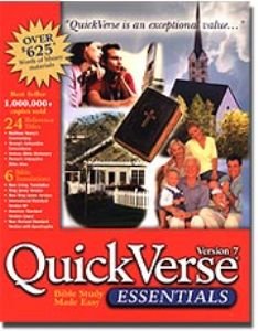 QuickVerse Version 7 Essentials Bible Study Reference CD