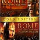 Rome Total War Gold Edition w/ Barbarian Invasion Exp PC-DVD Win2000/XP