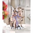 *(FREE SHIPPING)* FAIRY AND UNICORN FIGURINE
