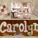 Hand Painted Letters to match Glenna Jean Cocoa