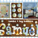 Hand Painted Letters to match Lambs & Ivy Bubbles Ocean Fish