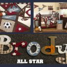 Hand Painted Letters for boys to match JOJO All Star Sports