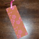 Unique pink flower bookmarker