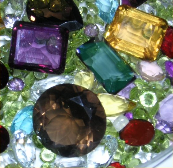 Wholesale Lot of 500 carats natural faceted Gemstones