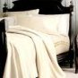 SHEET SET 100%EGYPTIAN COTTON QUEEN 600 TC SATIN IVORY SOLID