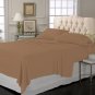 SHEET SET 100%EGYPTIAN COTTON QUEEN 800 TC SATIN CHOCOLATE SOLID