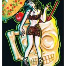 Zombie vs. Zombie Art Print by Kirsten Easthope 16 x 20 in