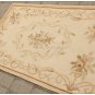 8'2" 2.5M RUNNER Aubusson Rug PASTEL ANTIQUE FRENCH Home Decor Stair Wool Carpet