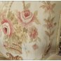 A PAIR! 18" BEIGE CREAM PINK Aubusson Pillow WOOL WOVEN Sofa Chair Bed Cushion