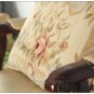Set 3! Shabby French Chic Aubusson Cottage Pillow BLUE CREAM Wool Cushion Cover