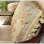 Set 3! Shabby French Chic Aubusson Cottage Pillow BLUE CREAM Wool Cushion Cover