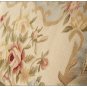 Set 3! Shabby French Chic Aubusson Cottage Pillow BLUE CREAM Wool Cushion Cover