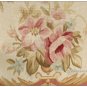Pair SHABBY PINK CHIC Aubusson Rose Pillow FRENCH COTTAGE Chair Bed Sofa Cushion