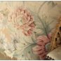 18x18 [Antique French Decor] Wool Aubusson Pillow TROPICAL FLORAL Chair Sofa Cover