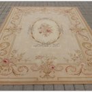 6X9 Aubusson Area Rug ANTIQUE FRENCH PASTEL Wool Handwoven Carpet FREE SHIP!