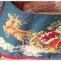 A PAIR! WOOL Chic Needlepoint CHRISTMAS Pillow Decorative Bed Sofa Chair Cushion