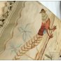 A PAIR FREE SHIP! 22"X14" PHEASANT Aubusson Pillow VELVET TASSEL FRINGE Cushion