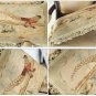A PAIR FREE SHIP! 22"X14" PHEASANT Aubusson Pillow VELVET TASSEL FRINGE Cushion