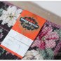 WOOL NEEDLEPOINT Black Floral Tea Cozy VELVET Cosy European French Decor w TAG