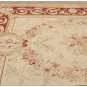 9x12 FREE SHIP! AUBUSSON CASTLE French Area Rug Rust Antique Red Pink Wool Carpet NEW