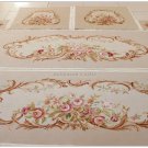 SILK WOOL French Aubusson Tapestry Covers - 20PCS to Upholster 1 SOFA 4 CHAIRS!