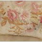 16" SHABBY PINK CHIC Aubusson Cottage Pillow French Decorative Sofa Bed Cushion WOOL