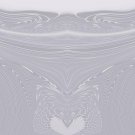 Decorative Papers in Pale Blue Gray - Butterfly