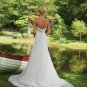 Beaded Empire Strapless Lace Wedding Dress MC0078