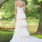 Stack-up Back Strapless Lace Wedding Dress MC0083